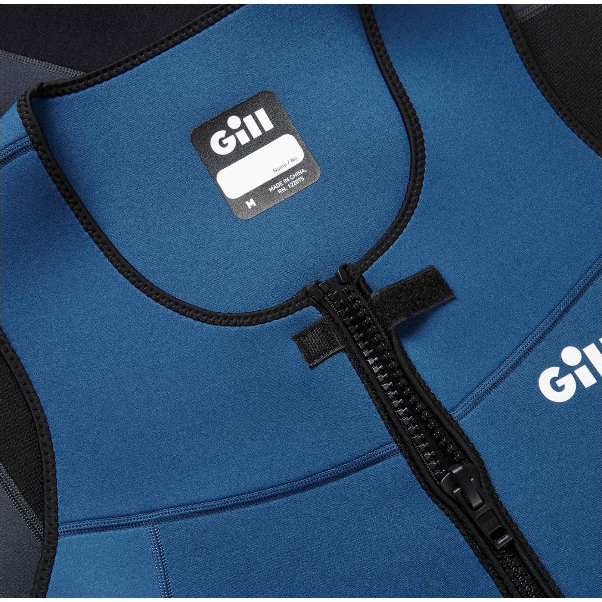 2025 Gill Junior Dynamic 3mm Long John Wetsuit 5017J - Atlantic Blue / Dark Blue